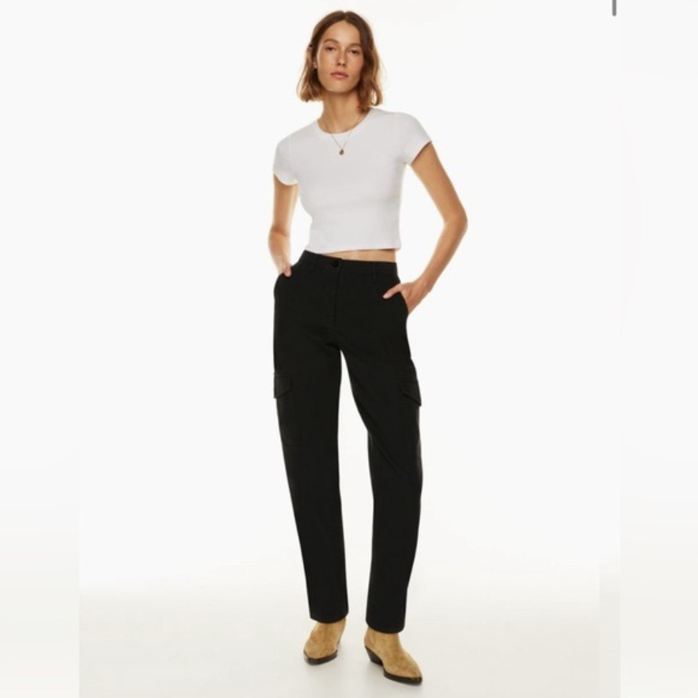 Wilfred Free Modern Cargo Black Straight Leg Size 2
